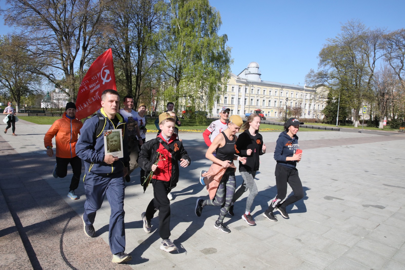 Ярославцы устроил забег в честь Дня Победы