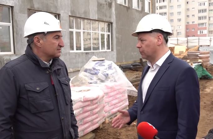 Строящиеся школы Ярославля сегодня проверил губернатор