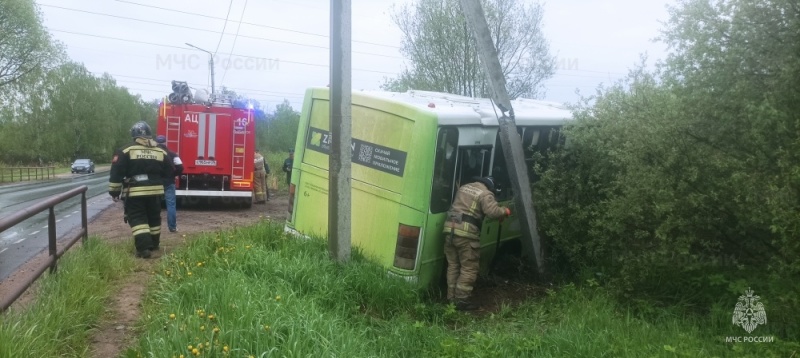 В Ярославской области в ДТП попал рейсовый автобус