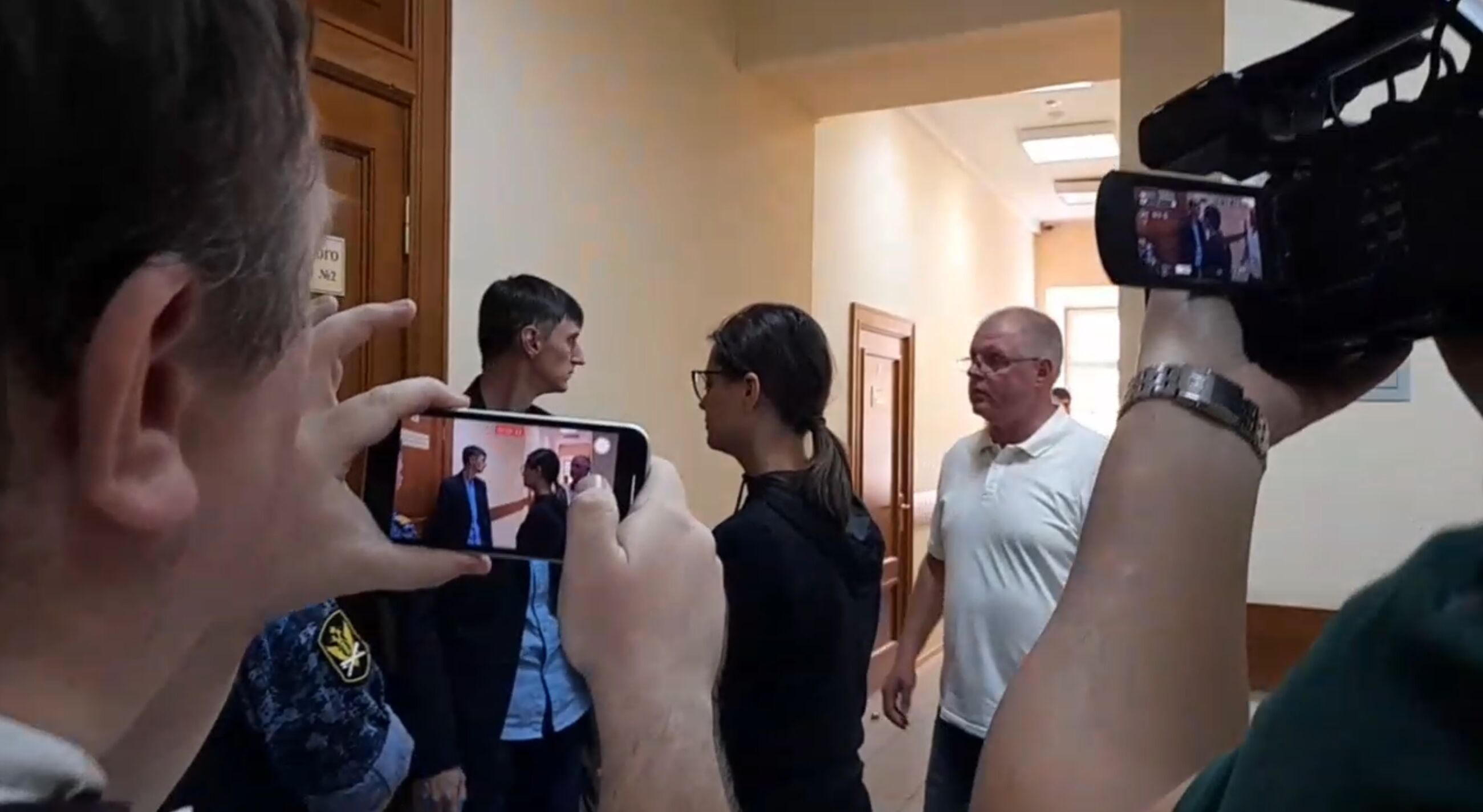 Эксклюзивное видео: Татьяна Черемных в Кировском районном суде
