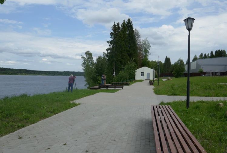 В Ярославском районе появилось новое место отдыха на набережной Волги