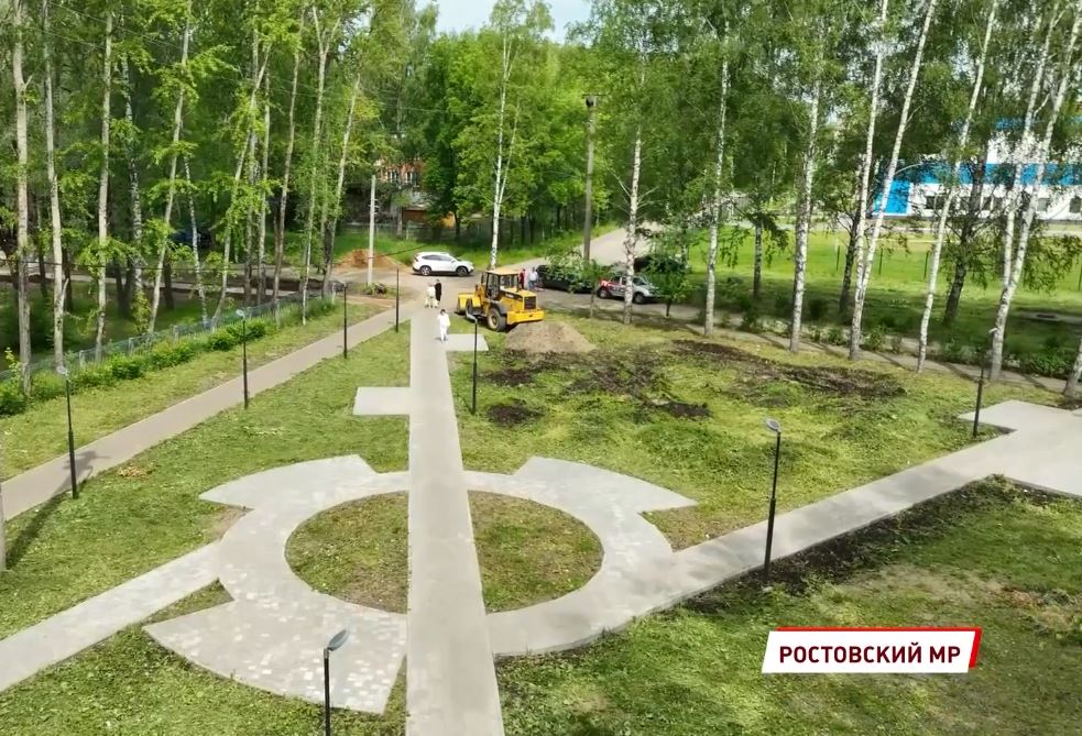 В Ростовском районе завершается благоустройство трех общественных территорий