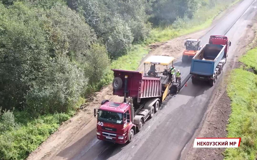 На границе Некоузкого и Мышкинского отремонтировали дорогу