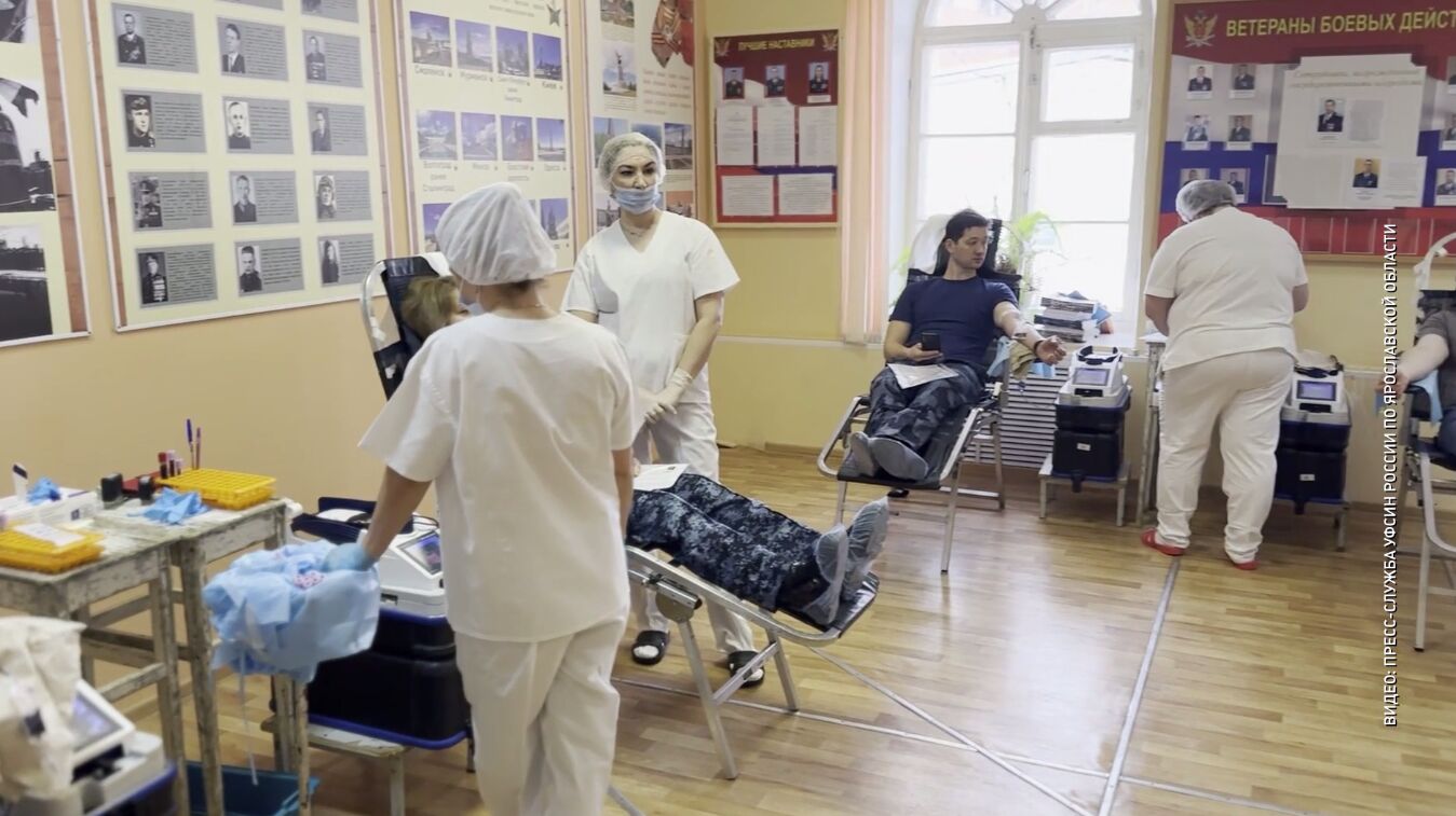 Сотрудники управления ФСИН по Ярославской области приняли участие в донорской акции