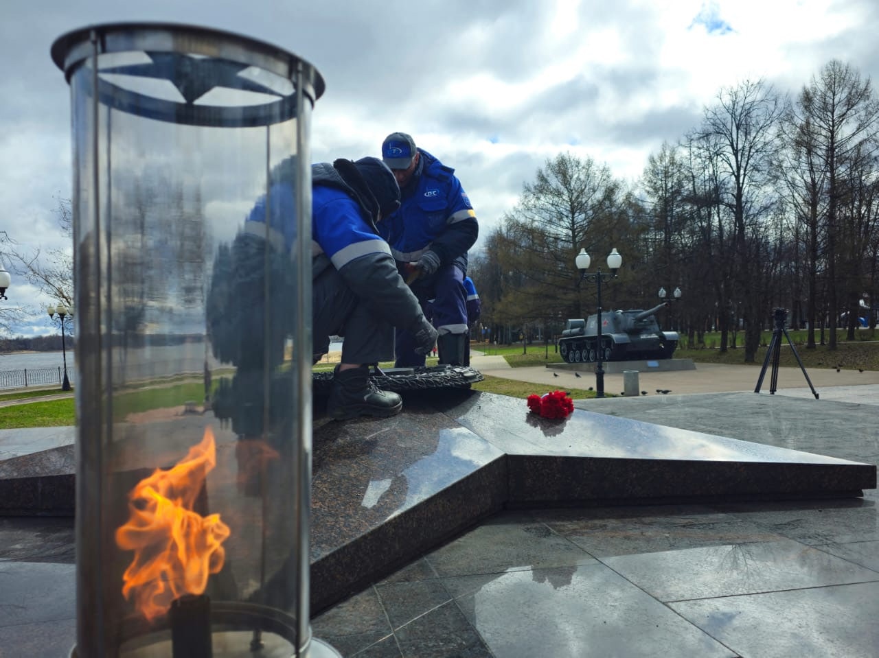 В Ярославской области приводят в порядок мемориалы Победы