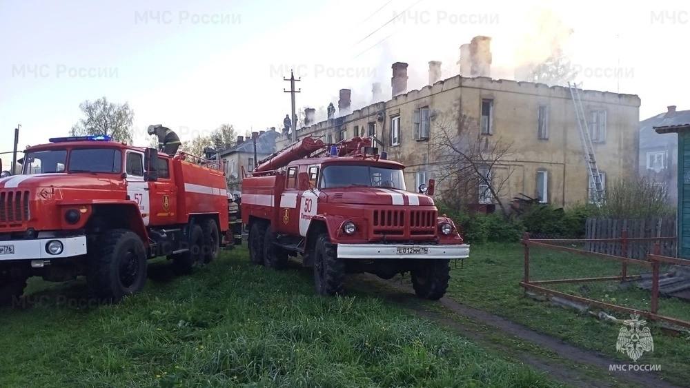 Сильный пожар с пострадавшими произошел в поселке Беклемишево