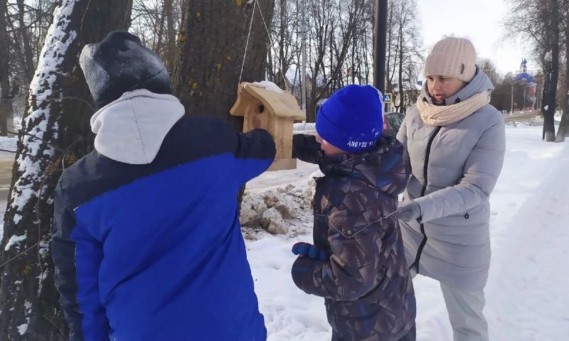 Жители Ярославской области принимают участие во всероссийской акции «Покормите птиц зимой»