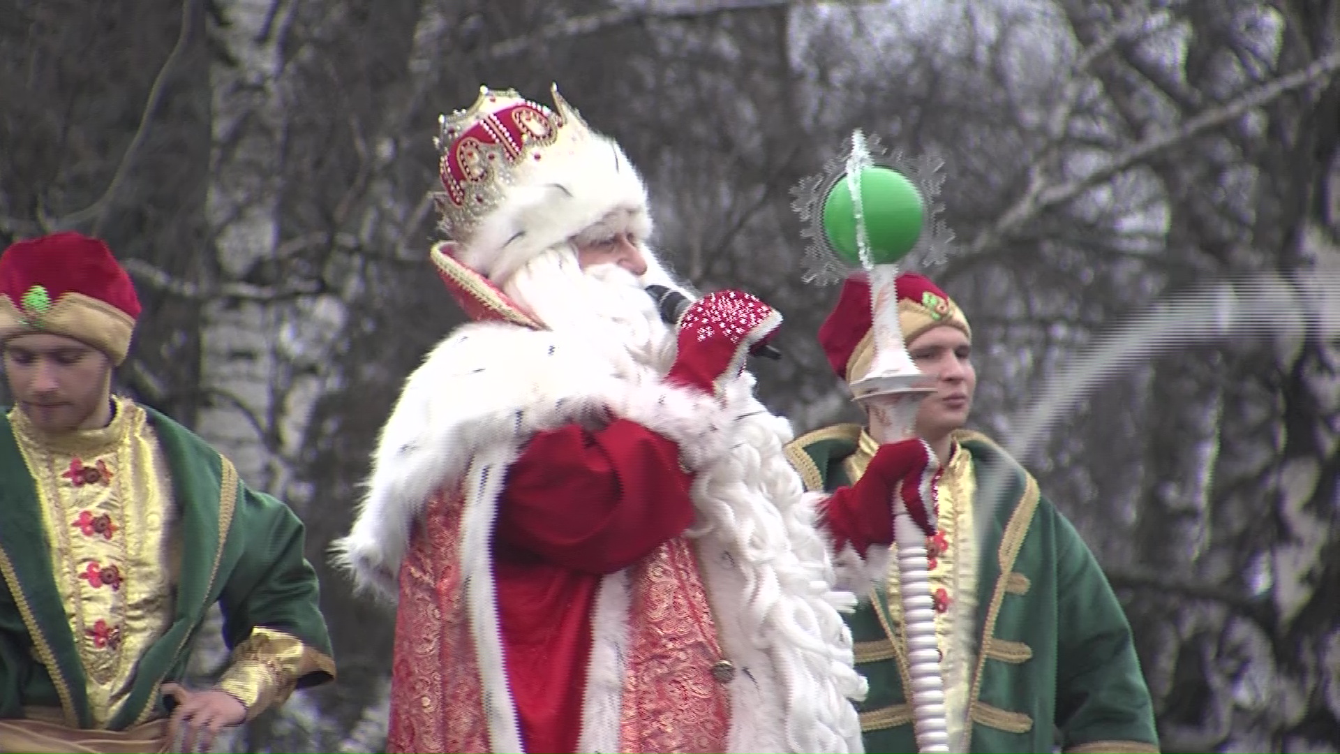 Дед Мороз из Великого Устюга пообещал ярославцам наколдовать побольше снега